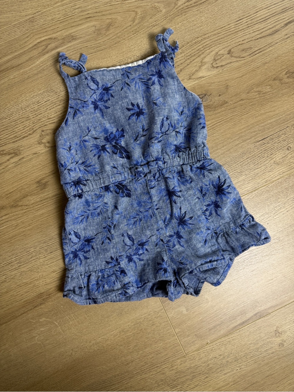 Janie and Jack linen cotton romper 2T